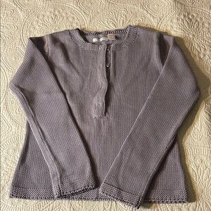 Ralph Lauren Lavender Knit Cardigan